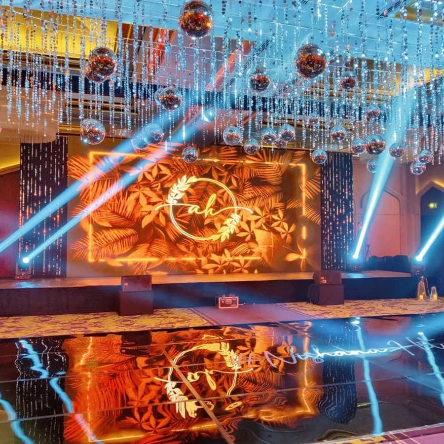 BLASK LED video wall installation at an event